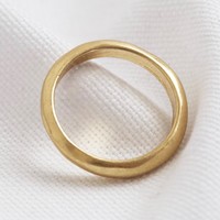 Gold Organic Shape Band Ring