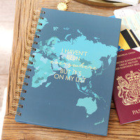 'Everywhere is on My List' Notebook