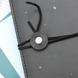 Fastening for Lisa Angel Personalised 'Teacher' Faux Leather Refillable Notebook