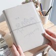 Lisa Angel Ladies' Personalised 'Your Drawing' Faux Leather Refillable Notebook