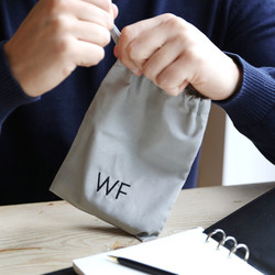 Personalised Embroidered Initials Cotton Gift Bag