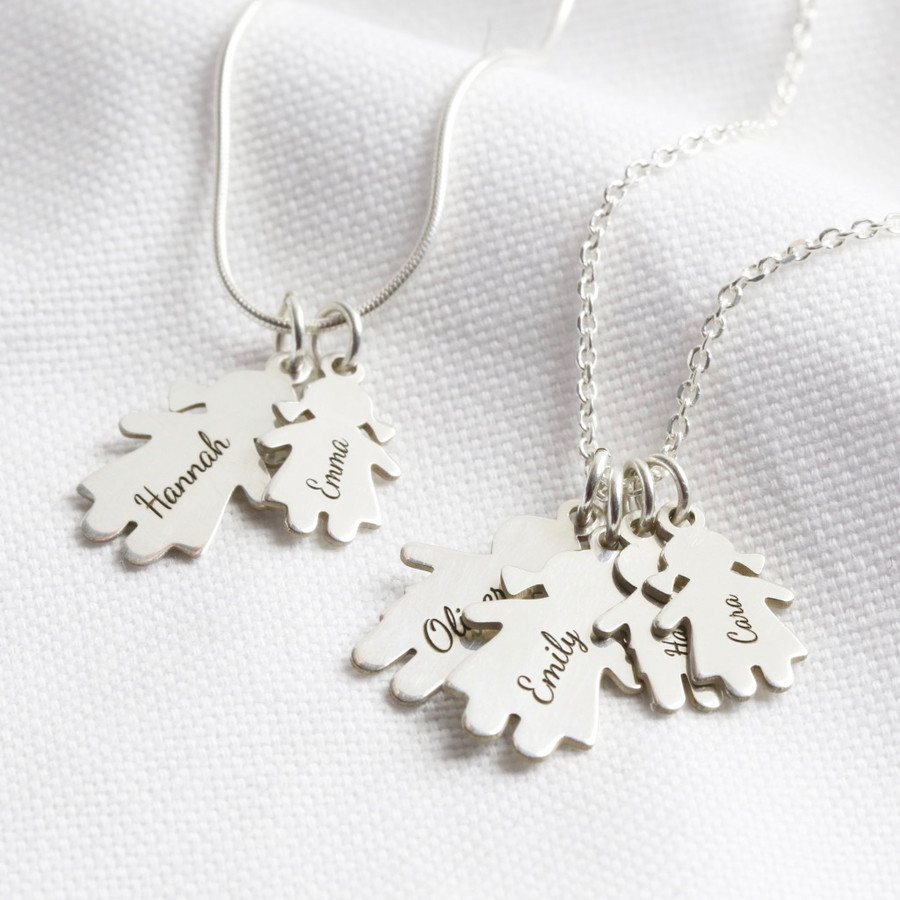 Personalised Sterling Silver Family 