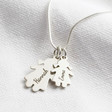 Lisa Angel Hypoallergenic Personalised Sterling Silver Family Necklace