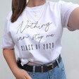 Model Wears Lisa Angel 'Nothing Can Stop Me' Graduation T-Shirt