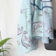 Paris Map Scarf in Blue