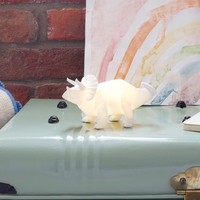 House of Disaster Mini LED Origami Triceratops Dinosaur Night Light