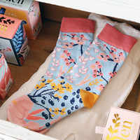 House of Disaster Eden Blue Socks