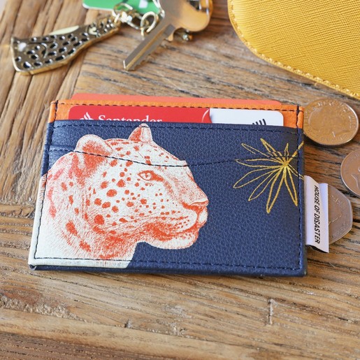 Lisa Angel House of Disaster Heritage & Harlequin Leopard Card Holder