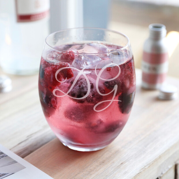 Personalised Initials Gin Tumbler Personalised Initials Gin Tumbler
