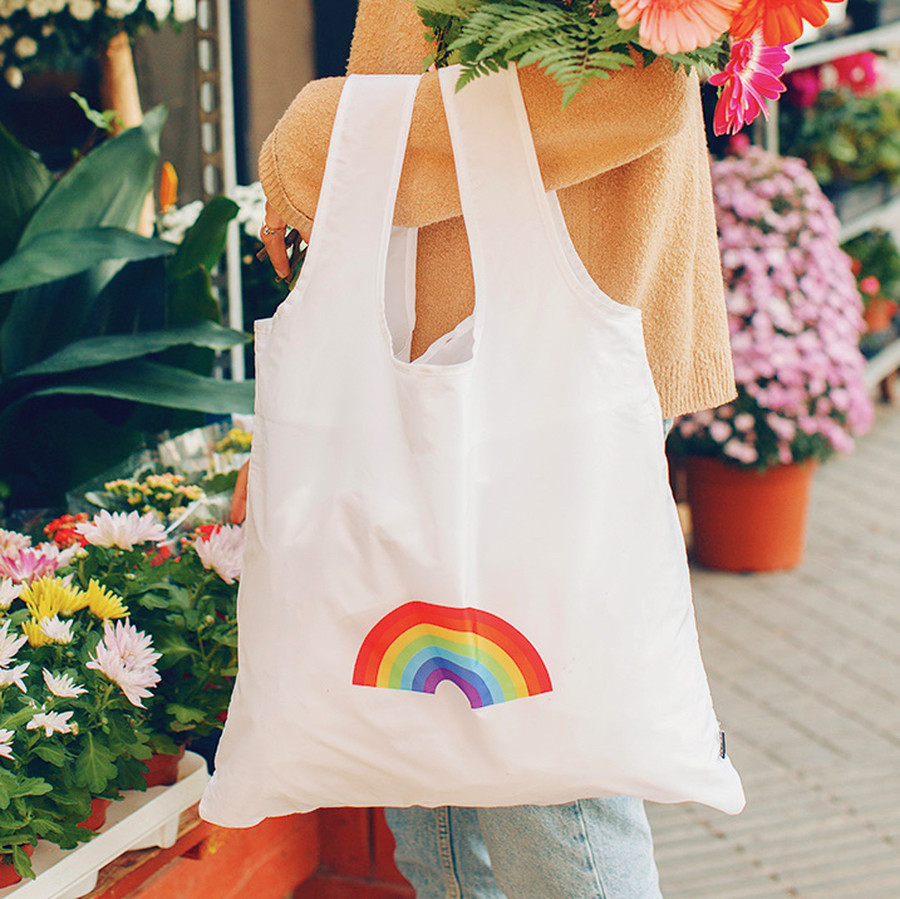 rainbow reusable bag