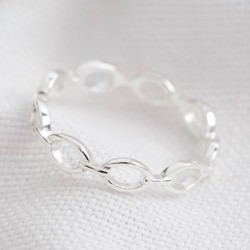 Sterling Silver Chain Ring
