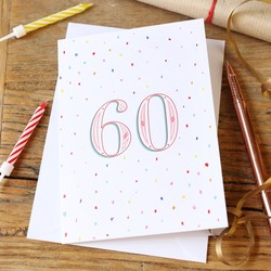 60th Birthday Card