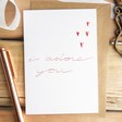 Lisa Angel Romantic 'I Adore You' Greeting Card