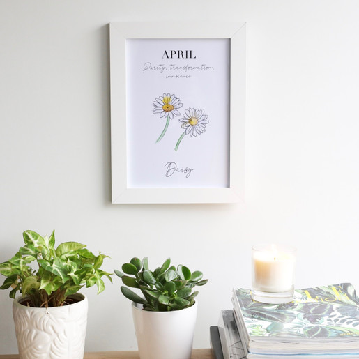 Birth Flower Print Posters Prints Lisa Angel
