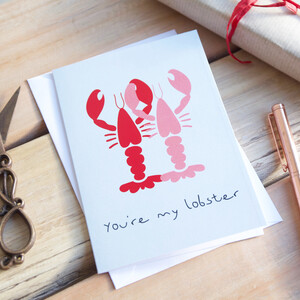 'You're My Lobster' Greeting Card