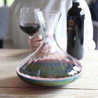 Iridescent 2.4L Glass Wine Decanter