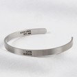 Lisa Angel Women's Double Personalised Stainless Steel Torque Bangle