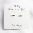Lisa Angel Ladies' Delicate Mixed Metal Four Peas in a Pod Stud Earrings
