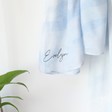Personalised Watercolour Sky Quote Scarf