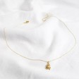 Lisa Angel Delicate Tiny Gold Beetle Pendant Necklace