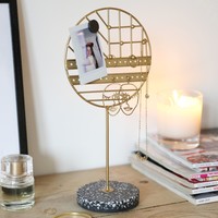 Jewellery Stand with Terrazzo Base