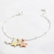 Lisa Angel Delicate Personalised Star Charms Bracelet