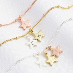 Personalised Star Charms Bracelet