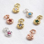 Tiny Birthstone Charm
