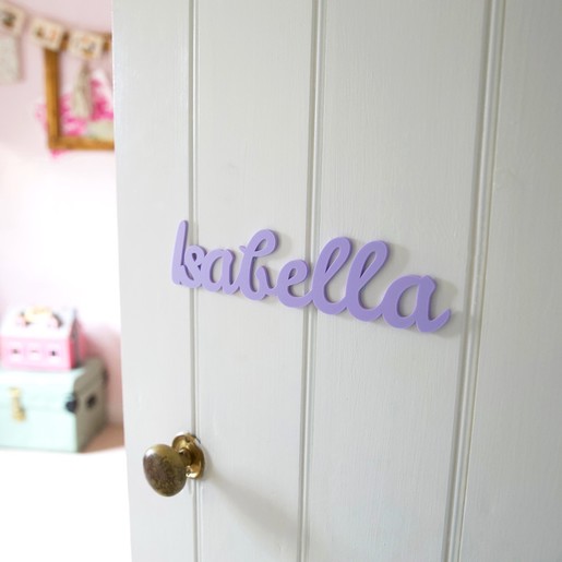 Girls Kids Acrylic Name Sign