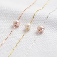Freshwater Pearl Bead Necklace