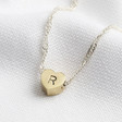 Lisa Angel Ladies' Personalised Mixed Sterling Silver Heart Bead Necklace