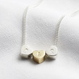 Lisa Angel Personalised Sterling Silver Heart Bead Necklace