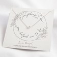 Lisa Angel Carded Personalised Sterling Silver Meaningful Beads Necklace