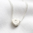 Lisa Angel Delicate Personalised Sterling Silver Heart Bead Necklace