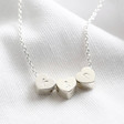 Lisa Angel Ladies' Personalised Sterling Silver Heart Beads Necklace