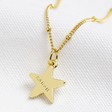 Personalised Name Gold Star Charm Necklace