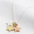 Lisa Angel Delicate Personalised Star Charms Necklace