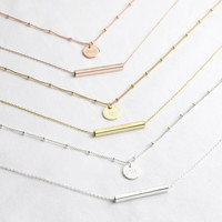 Personalised Layered Pendant Necklaces