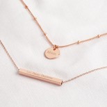Personalised Layered Pendant Necklaces