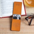 Lisa Angel Men's Personalised Dad Photo Leather Bookmark
