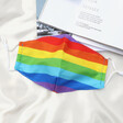 Lisa Angel Rainbow Fabric Face Mask with Filters