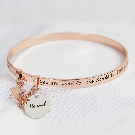 personalised daughter bracelets