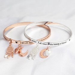 Personalised 'Favourite Person' Meaningful Word Bangle