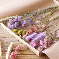 Pastel Cut Dried Flowers Letterbox Gift