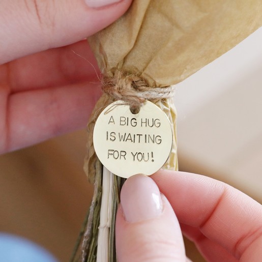 Personalised Charm Lisa Angel Special Personalised Dried Flower Bouquet Letterbox Gift