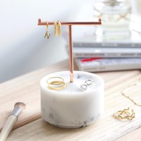 Stackers T-Bar Jewellery Hanger with Marble Base