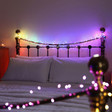 Kids Plug In Multicoloured Ombre LED String Lights