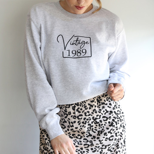 personalised year sweatshirt