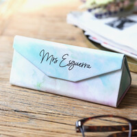 Personalised Watercolour Foldable Teachers Glasses Case