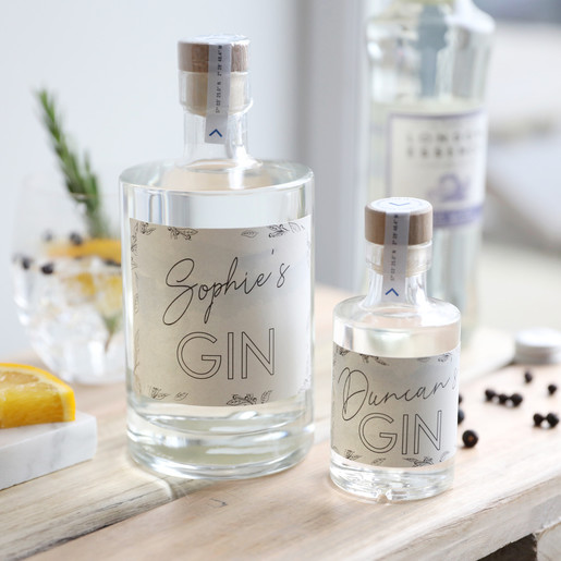 Lisa Angel Personalised Name Bottles of Granite North Gin